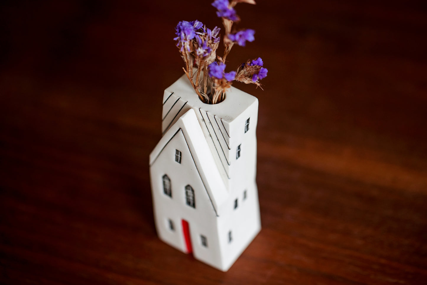 Old World Style Bud Vase House Card Holder Unique Gift