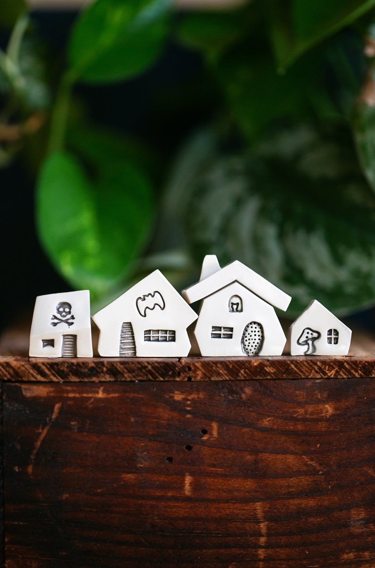 Haunted Miniature Village of Ceramic Houses
