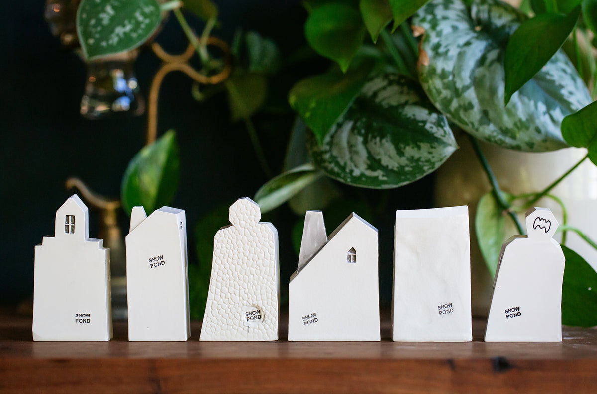 Spooky Halloween Ceramic Houses