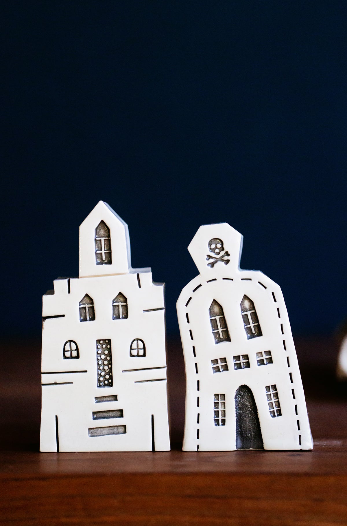 Spooky Halloween Ceramic Houses