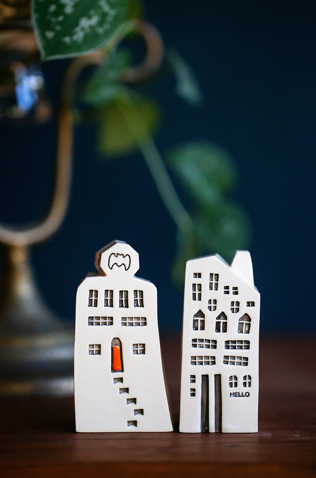 Spooky Halloween Ceramic Houses