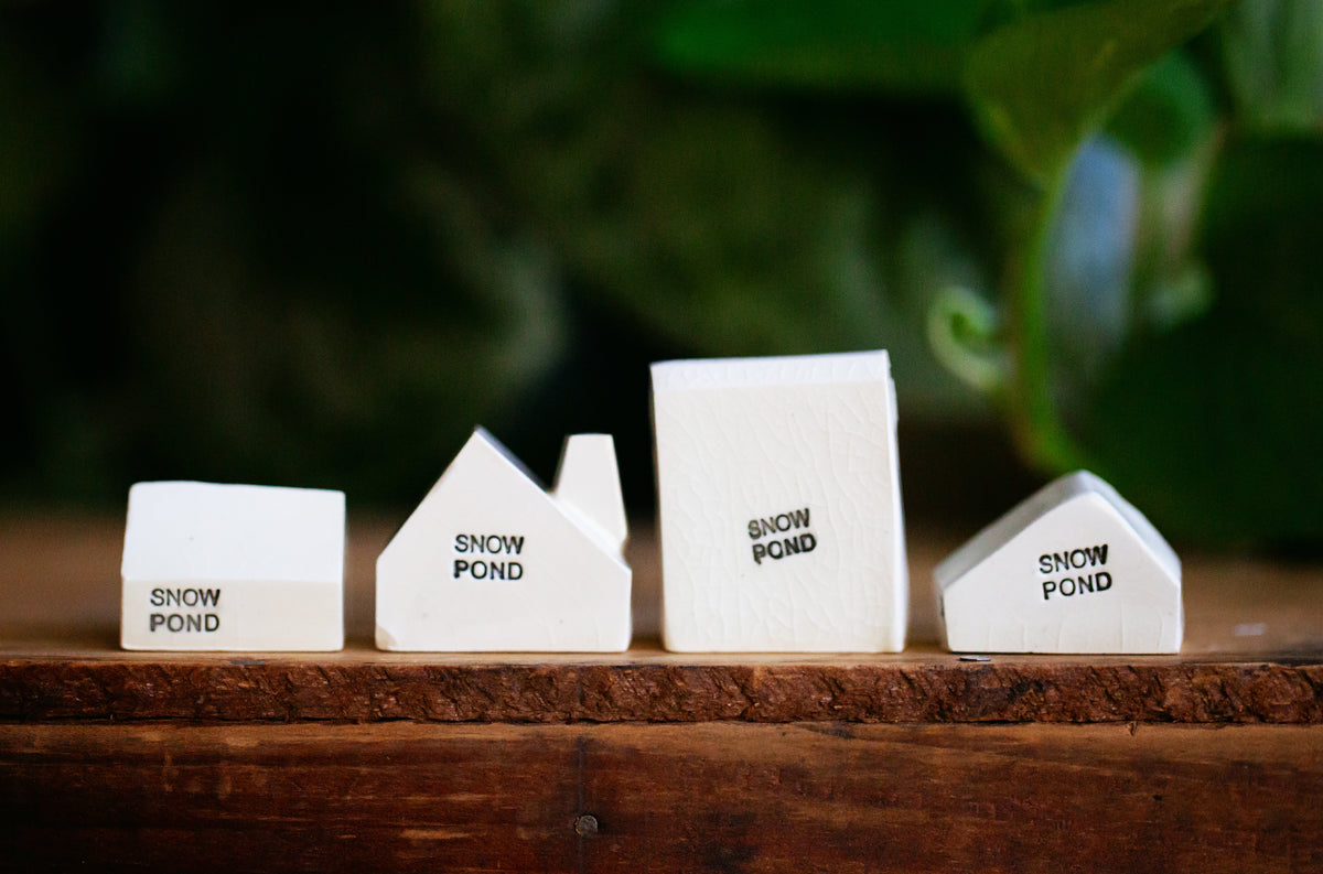 Little Spooky Miniature Village of Ceramic Houses