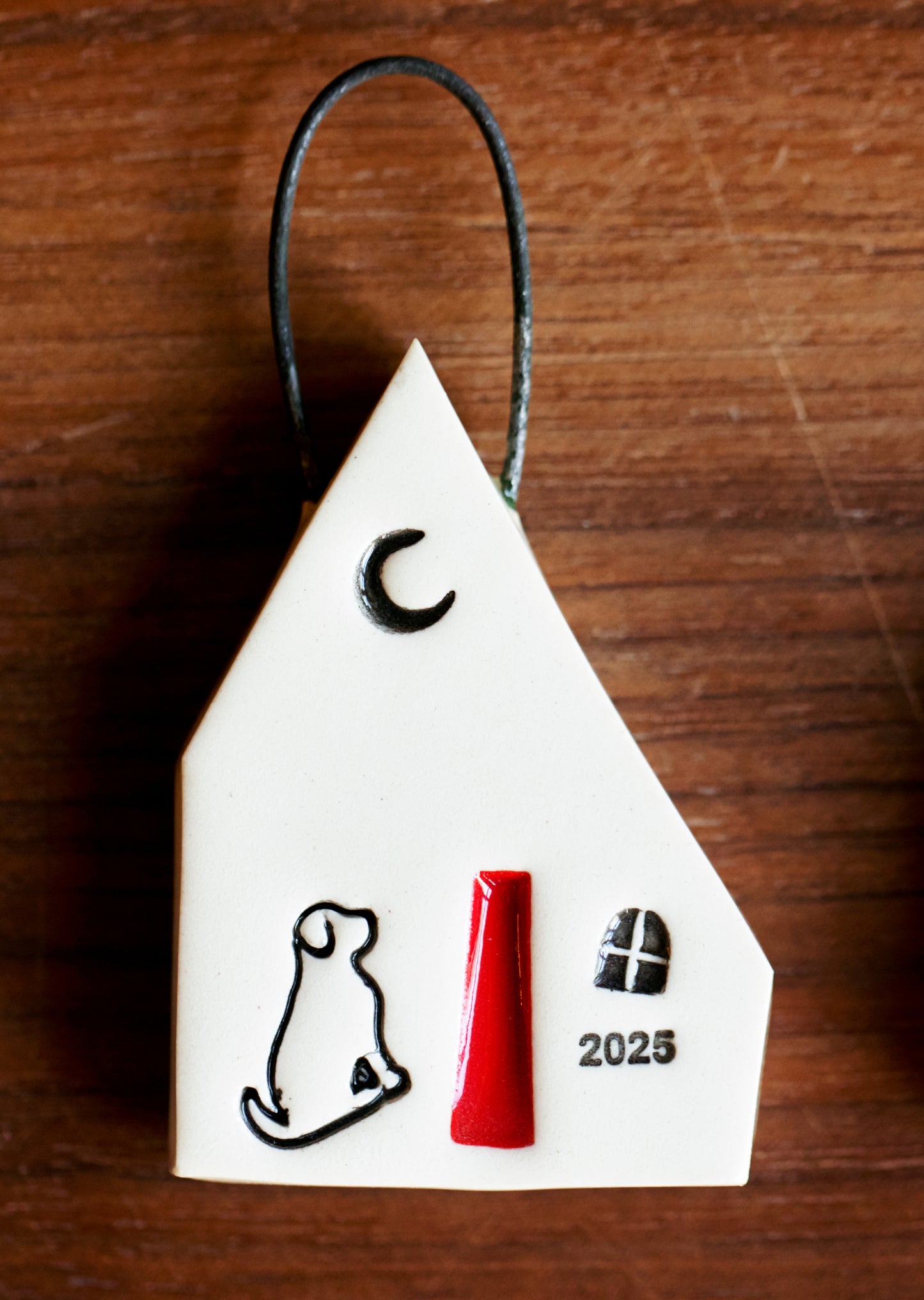 Small Ceramic Holiday Ornaments - Dog, Butterflies, Rainbow, Woodland