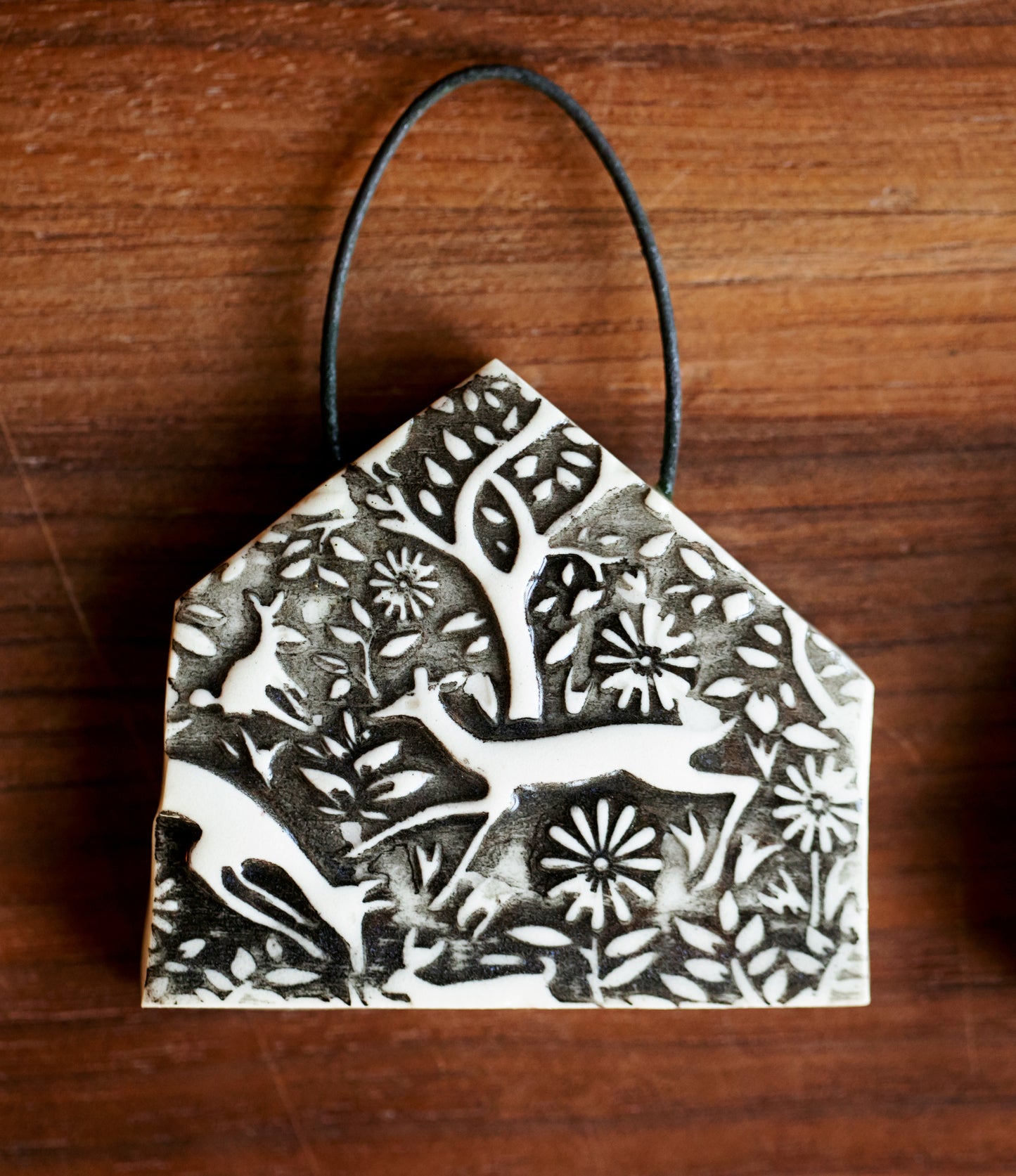 Small Ceramic Holiday Ornaments - Dog, Butterflies, Rainbow, Woodland